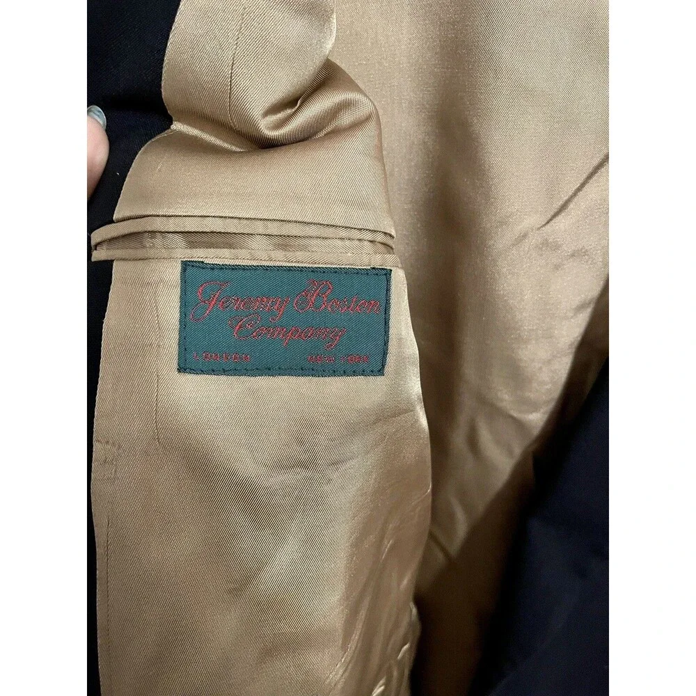 Men’s Tailored Suit Jacket-100% Wool-Jeremy Boston Company